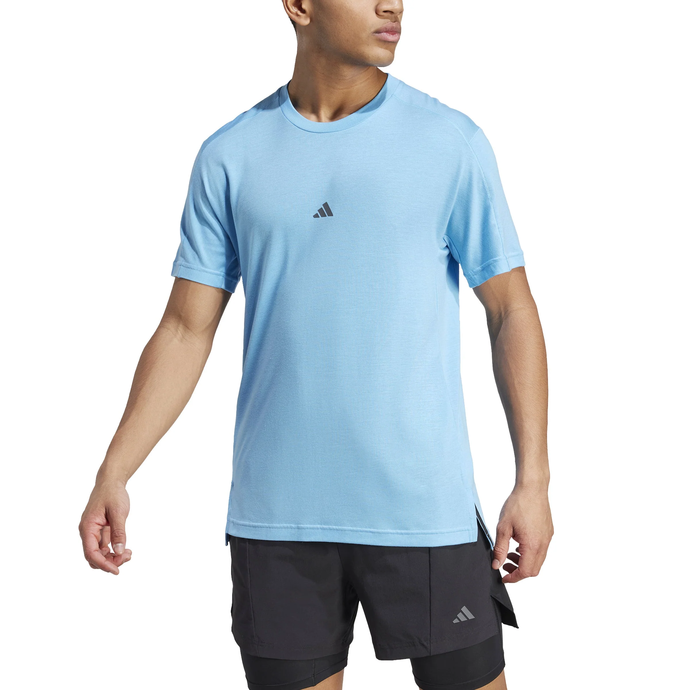 ADIDAS YOGA PRE TEE IR9482 T-SHIRT SHORT SLEEVE TRAINING (M) - Image 6