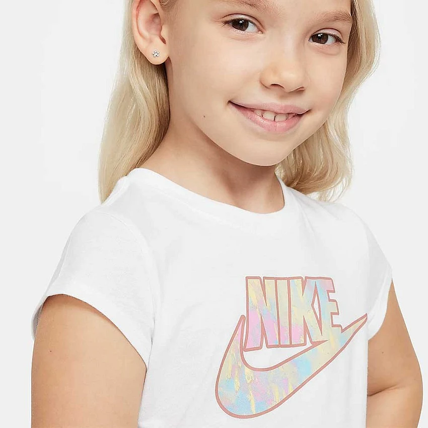 NIKE NKG PRINTED CLUB TEE 36L654-001 T-SHIRT SHORT SLEEVE (YG) - Image 3