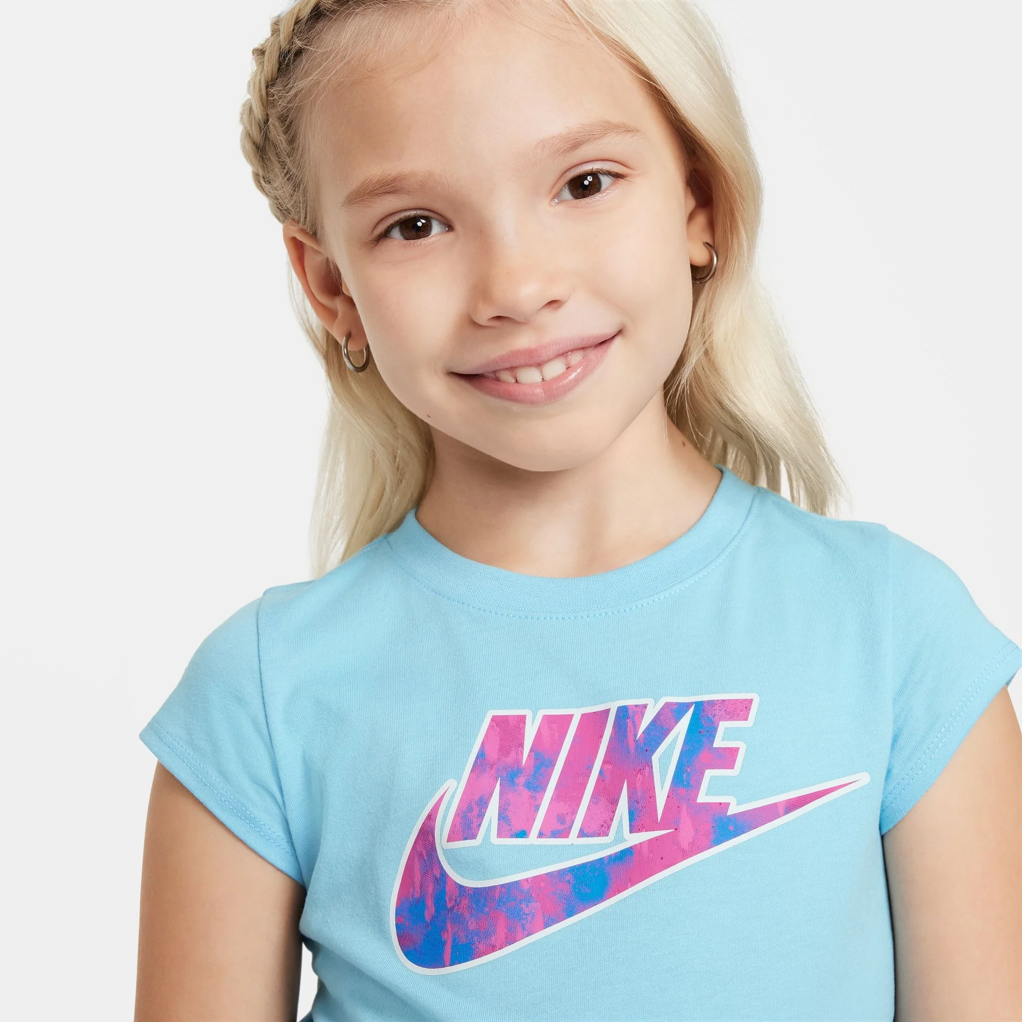 NIKE NKG PRINTED CLUB TEE 36L654-BJB T-SHIRT SHORT SLEEVE (YG) - Image 4