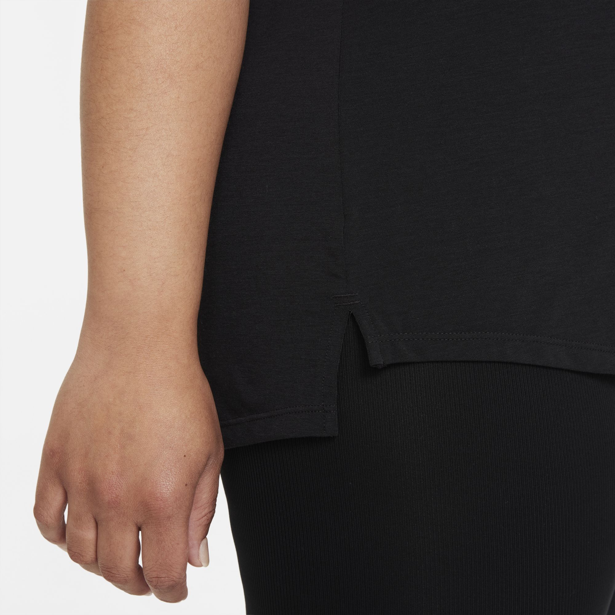 NIKE AS W ONE LUXE DF SS STD DD0619-010 TOP SHORT SLEEVE TRAINING (W) - Image 3