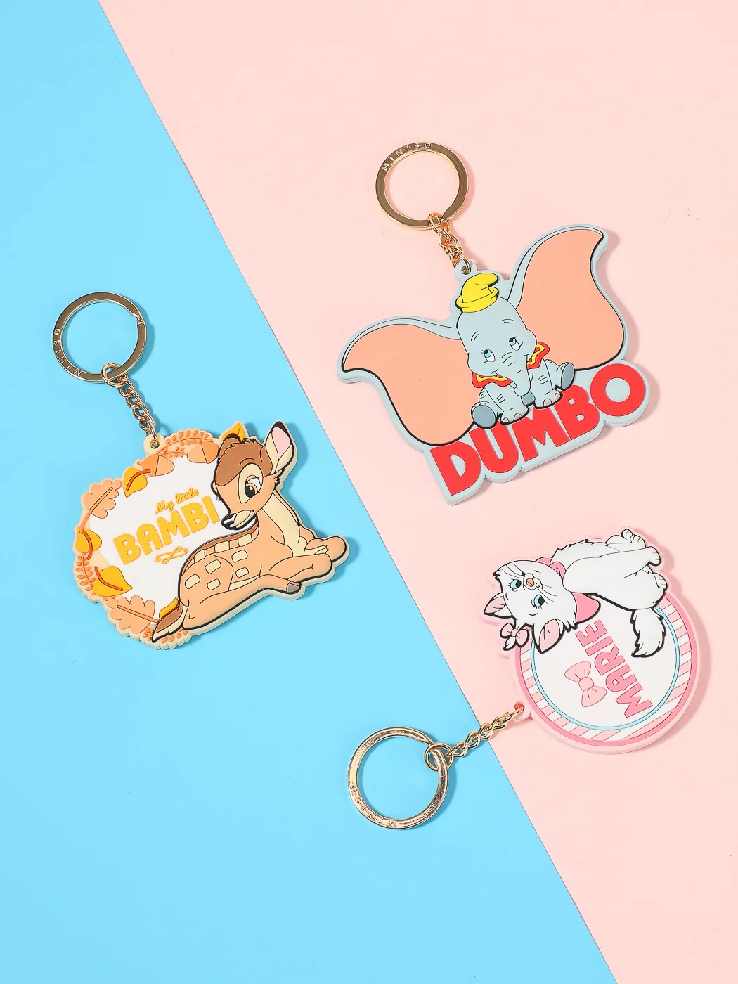 MINISO DISNEY ANIMALS COLLECTION MIRROR KEY CHAIN(DUMBO) 2010284310106 FASHIONABLE ORNAMENTS - Image 3