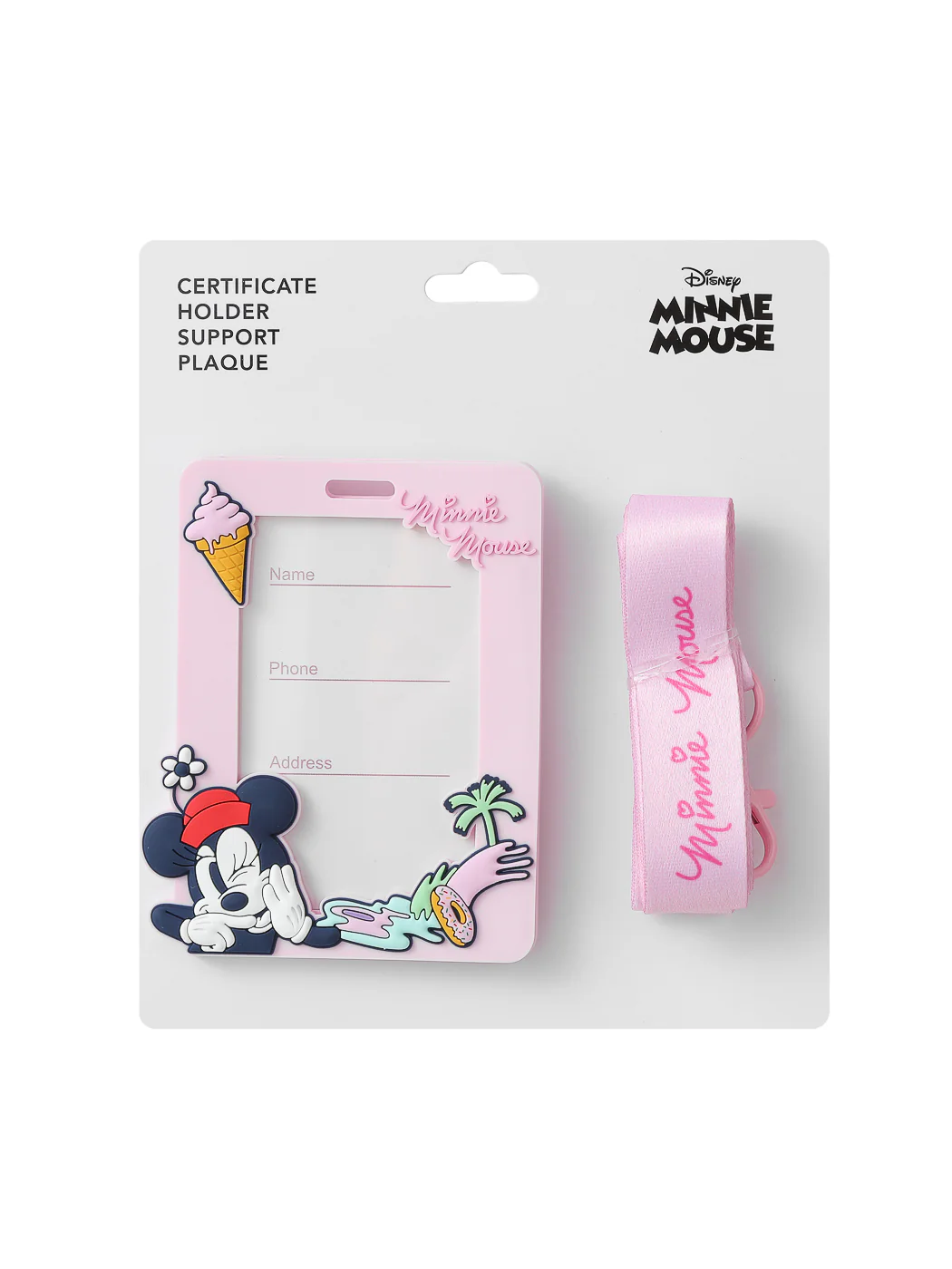 MINISO MICKEY MOUSE COLLECTION 2.0 NECK-HANGING CERTIFICATE HOLDER(MINNIE MOUSE) 2010516611100 TRAVEL ACCESSORIES - Image 3