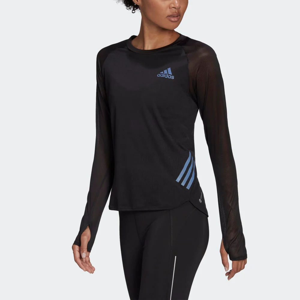 ADIDAS ADIZERO LS H57746 T-SHIRT LONG SLEEVE RUNNING (W) - Image 4